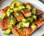 Baked Cajun Salmon with Avocado