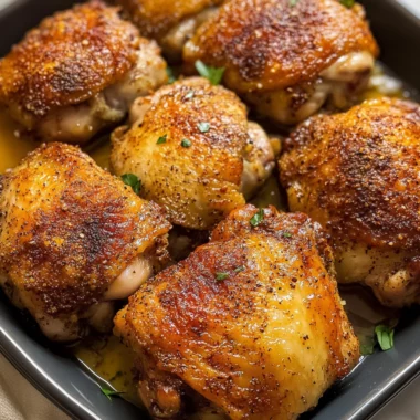 Baked Chicken Thighs Recipe
