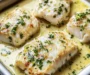 Baked Cod in Coconut Lemon Cream Sauce