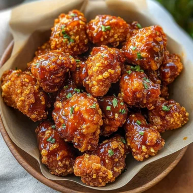 Baked Honey BBQ Chicken Bites