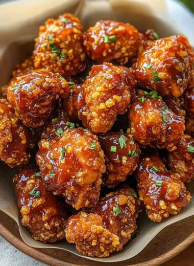 Baked Honey BBQ Chicken Bites