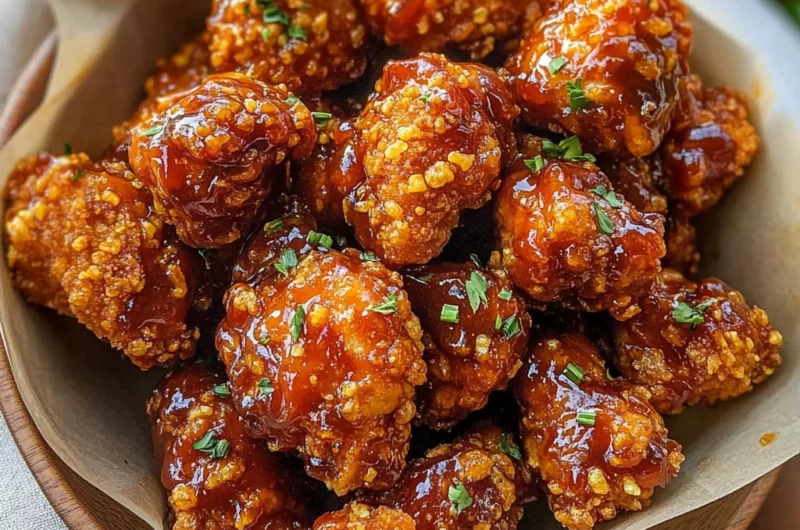 Baked Honey BBQ Chicken Bites