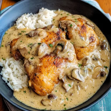 Best Smothered Chicken and Rice Recipe