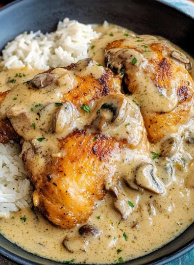 Best Smothered Chicken and Rice Recipe