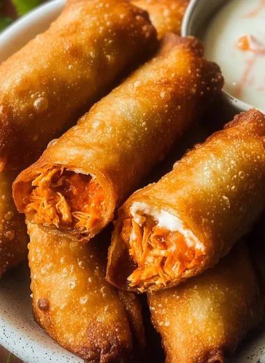 Buffalo Chicken Dip Egg Rolls: A Delicious & Easy Recipe