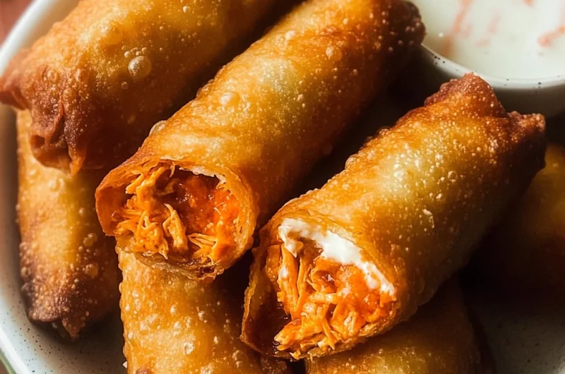 Buffalo Chicken Dip Egg Rolls: A Delicious & Easy Recipe
