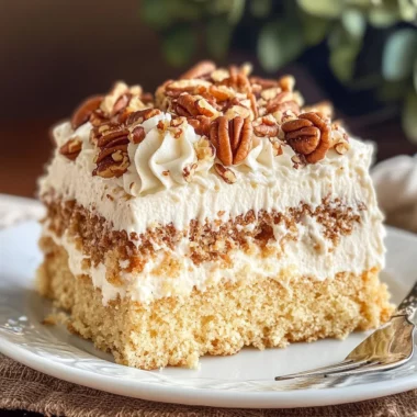 Butter Pecan Tres Leches Cake