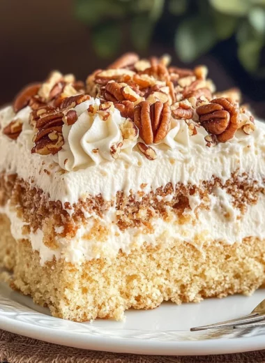 Butter Pecan Tres Leches Cake