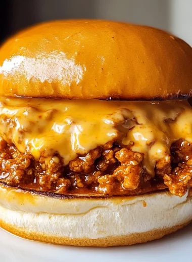 Cajun Chicken Sloppy Joes with Creamy Cheese Sauce