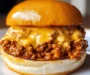 Cajun Chicken Sloppy Joes with Creamy Cheese Sauce