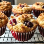 Cherry Cobbler Muffins