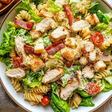 Chicken Caesar Pasta Salad