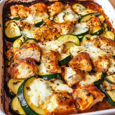 Chicken Zucchini Bake