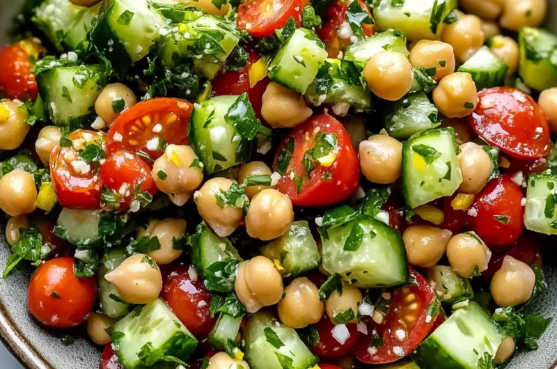Chickpea Cucumber Salad (The Ultimate Refreshing Recipe)