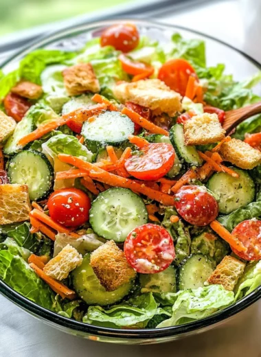 Classic House Salad - Quick and Easy