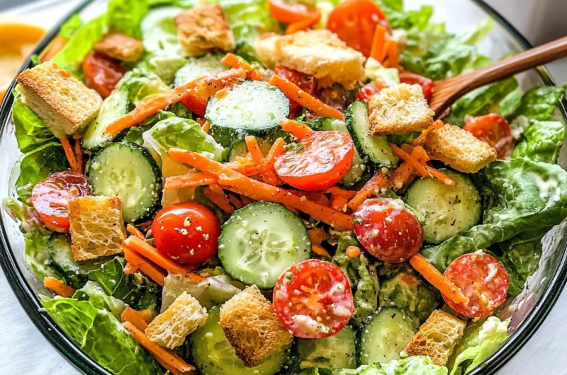 Classic House Salad - Quick and Easy