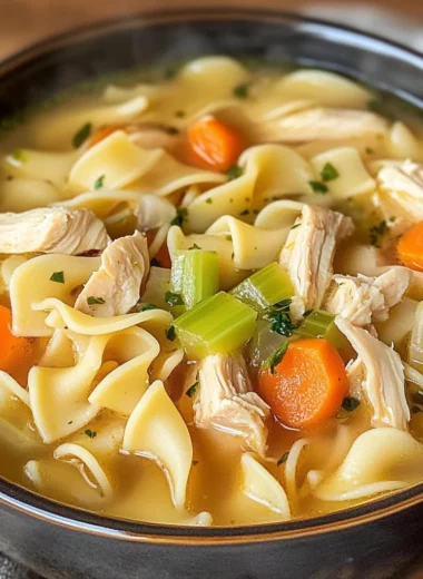 CopyCat Panera Bread Chicken Noodle Soup Recipe
