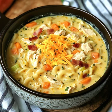 Crack Chicken Noodle Soup