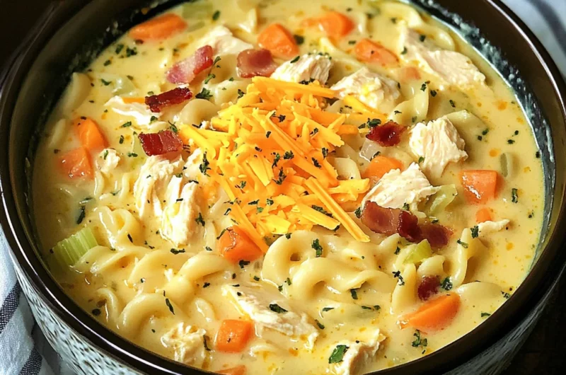 Crack Chicken Noodle Soup