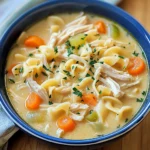 Creamy Chicken Noodle Soup Recipe