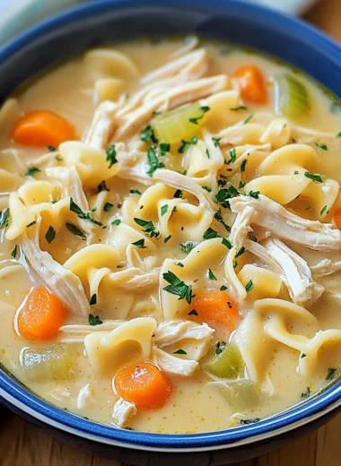 Creamy Chicken Noodle Soup Recipe
