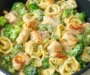 Creamy Garlic Parmesan Tortellini with Chicken and Broccoli