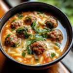 Creamy Italian Meatball Soup