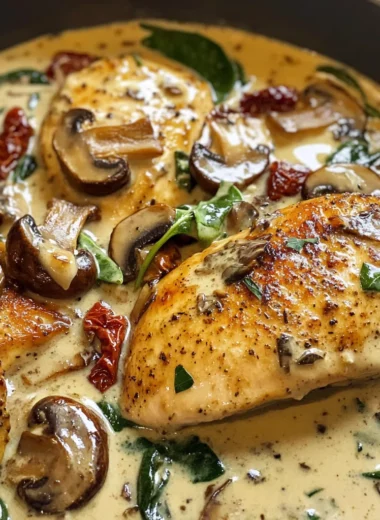 Creamy Mushroom Chicken Recipe