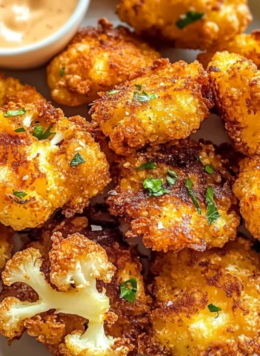 Crispy Cauliflower Fritters