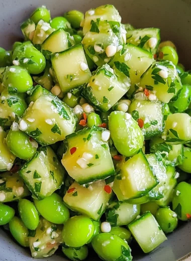 Crispy Cucumber Edamame Salad for a Refreshing Summer Treat