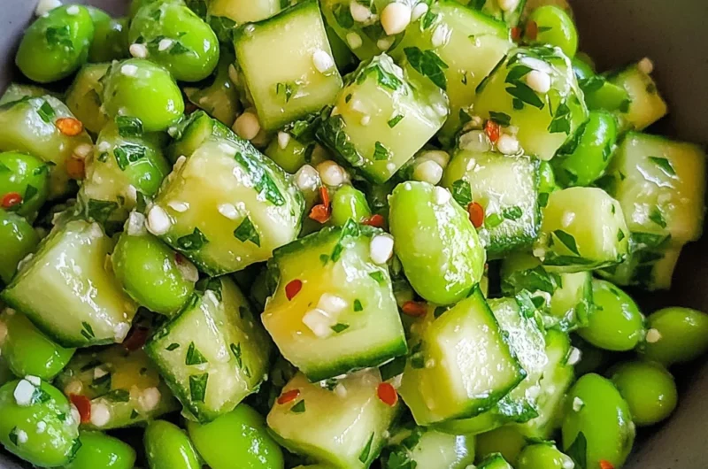 Crispy Cucumber Edamame Salad for a Refreshing Summer Treat