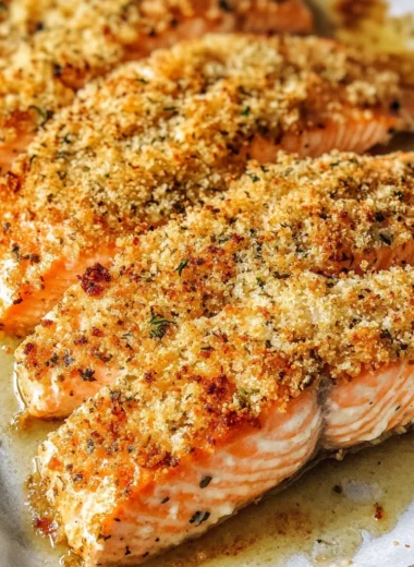Crispy Parmesan Crusted Baked Salmon: 1 amazing dish