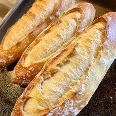 Crusty Mini Baguettes
