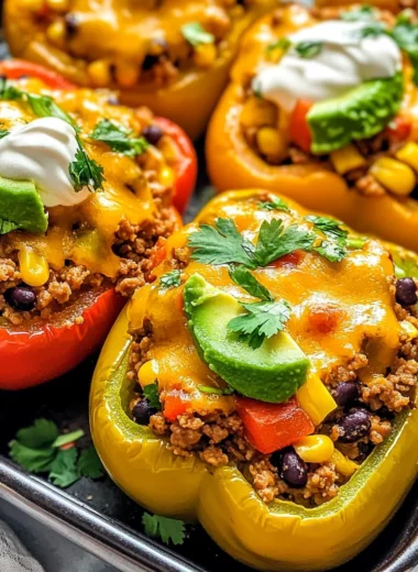 Easy Taco Stuffed Peppers