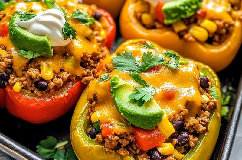 Easy Taco Stuffed Peppers