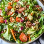 Fresh Mixed Greens Side Salad (for Steak, Pasta, & More!)