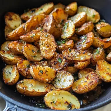 Garlic Herb Roasted Potato Skins