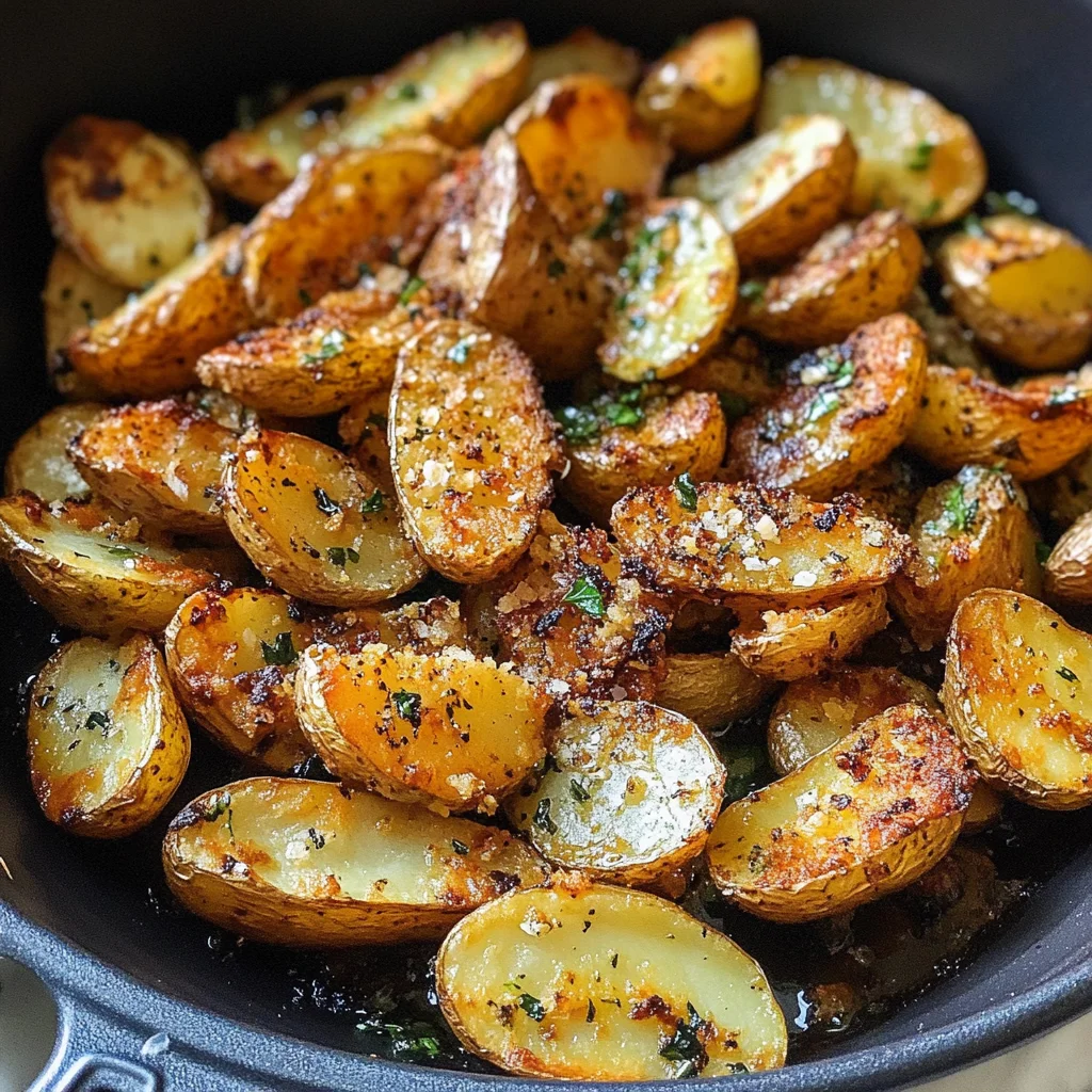 Garlic Herb Roasted Potato Skins
