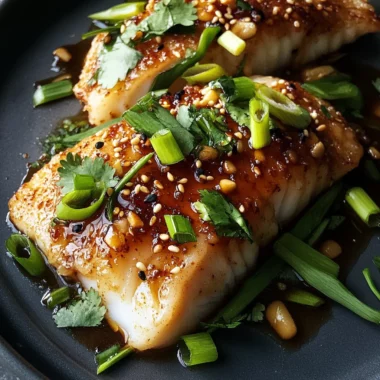Ginger Soy Glazed Cod: A Flavorful and Healthy Seafood Dish