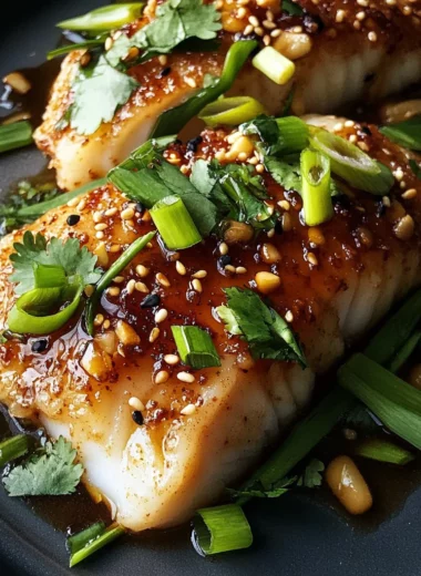 Ginger Soy Glazed Cod: A Flavorful and Healthy Seafood Dish