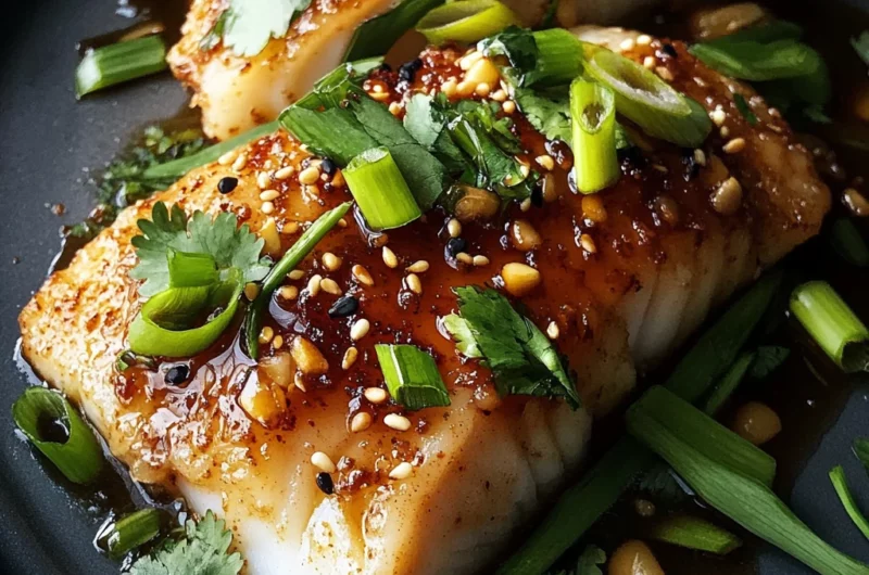 Ginger Soy Glazed Cod: A Flavorful and Healthy Seafood Dish
