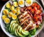 Grilled Chicken Cobb Salad with Honey Dijon {Paleo, Whole30 Option}