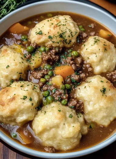Ground Beef and Dumplings
