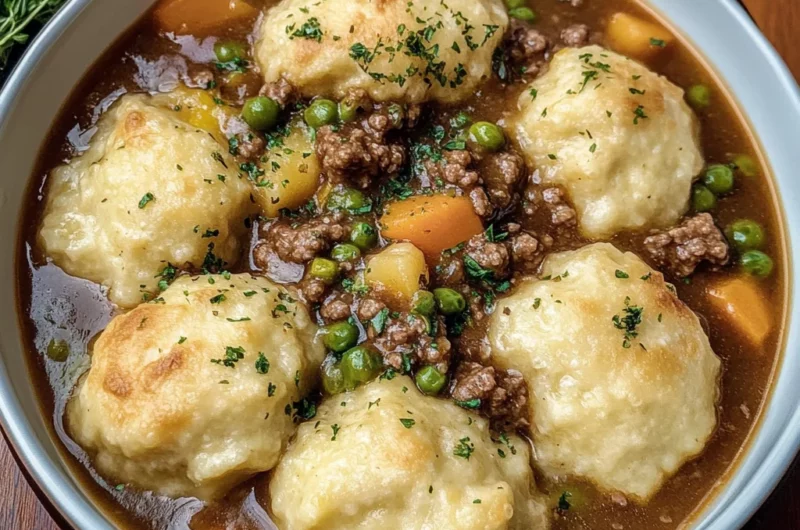 Ground Beef and Dumplings