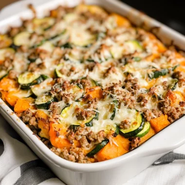 Ground Turkey Sweet Potato Bake