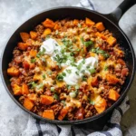 Ground Turkey and Sweet Potato Skillet