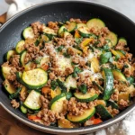 Ground Turkey and Zucchini Skillet