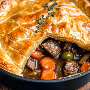 Guinness Braised Beef Pot Pie