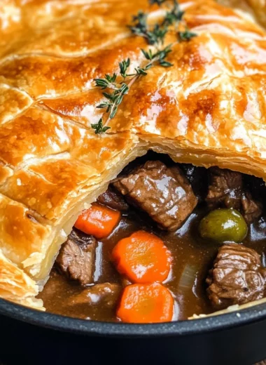 Guinness Braised Beef Pot Pie