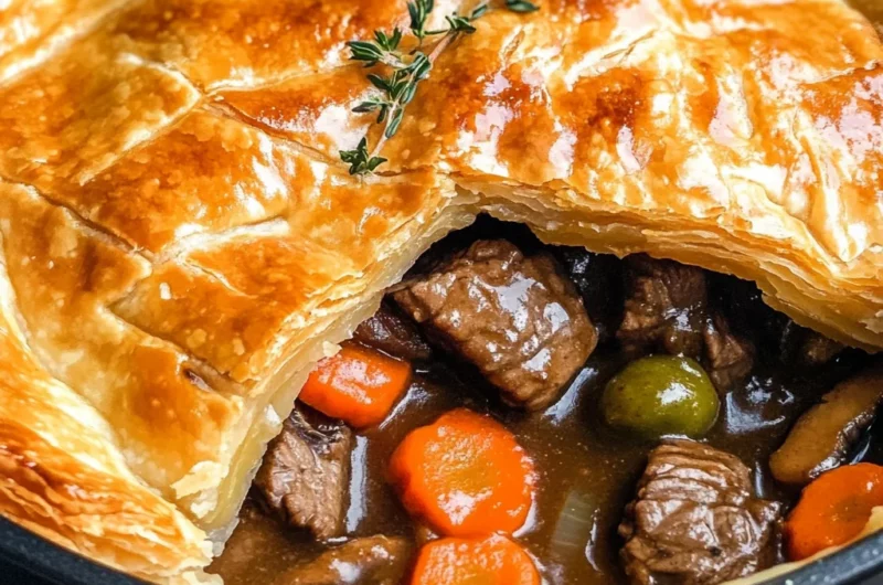 Guinness Braised Beef Pot Pie